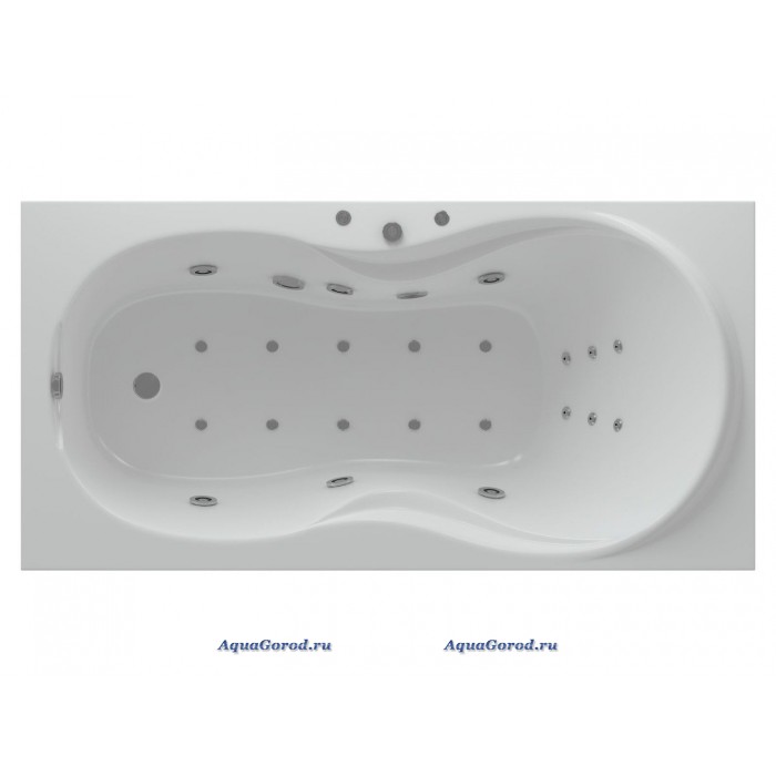 Ванна акриловая с гидромассажем Aquatek Мартиника 180x90 см в Туле ...